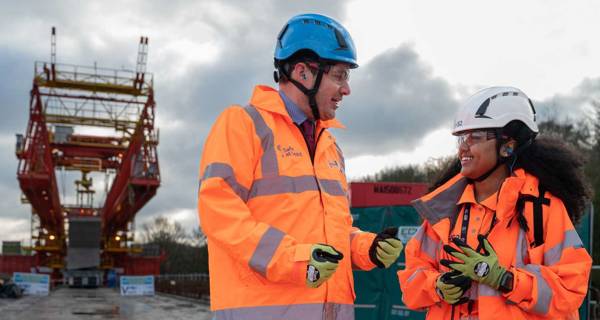 Hs2 Colne Valley Viaduct team members 