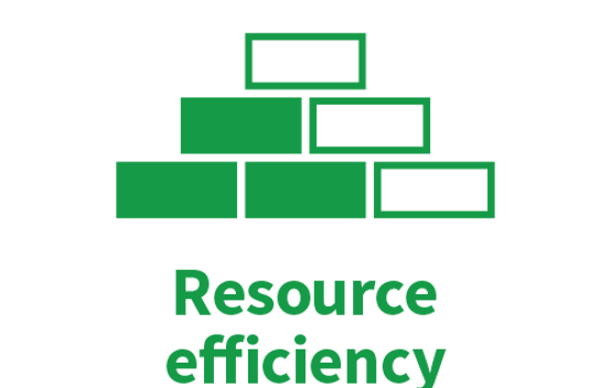 Resource efficiency icon