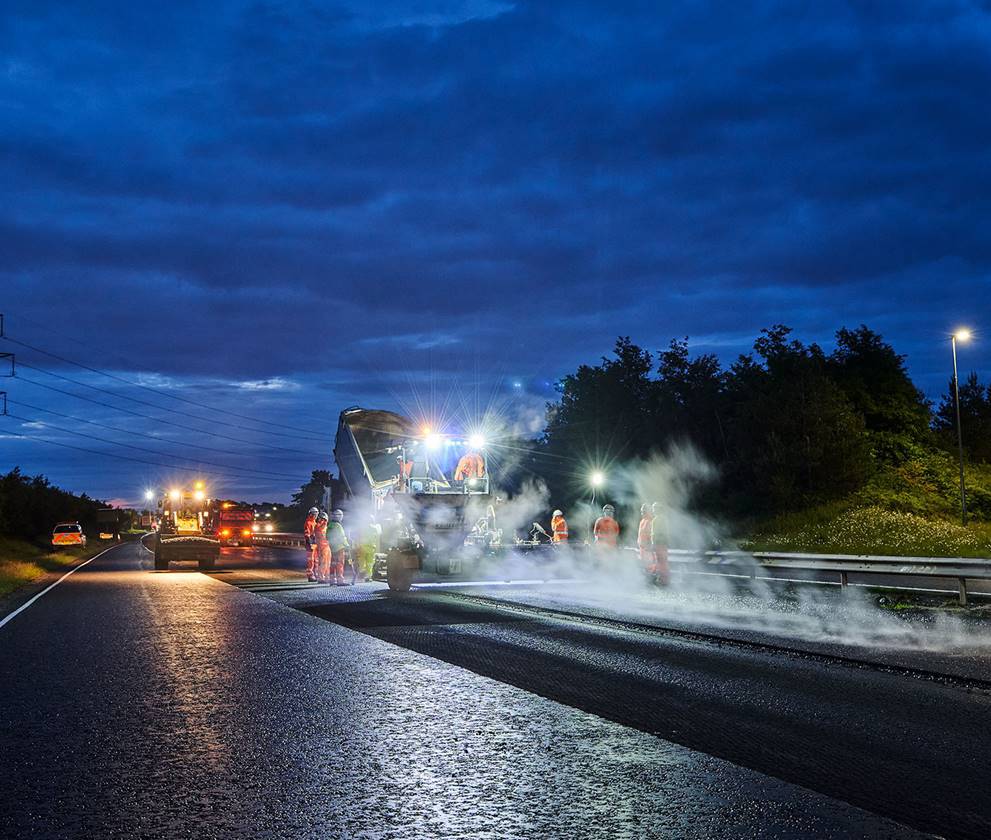 A19 at night